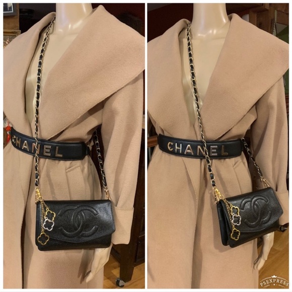 🚫SOLD🚫CHANNEL CLUTCH 3Way💥BE ON TREND BUT NOT BROKE💥Big Savings💰EUC GORG💥 - Picture 3 of 16